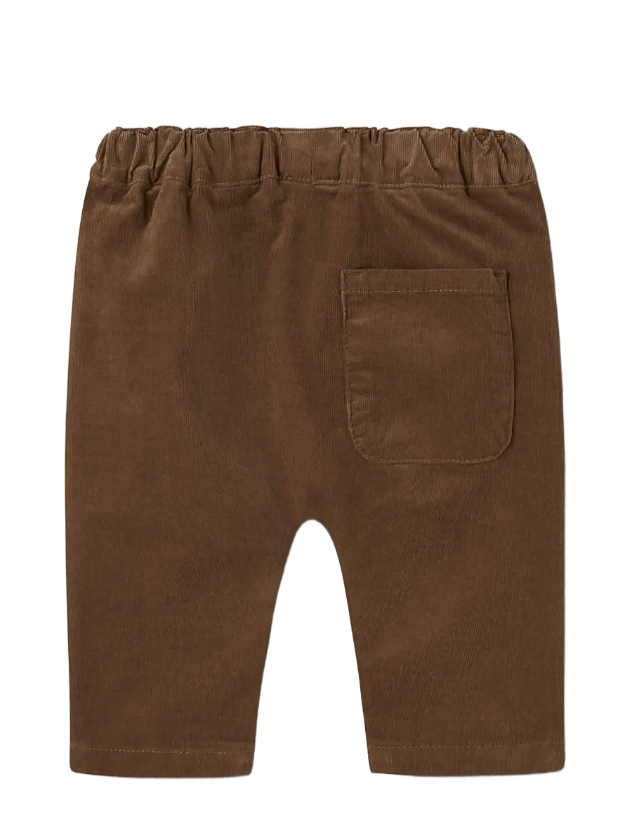 name it - NBMBEN BOW TAP CORD PANT 9210-YT - sepia - 1