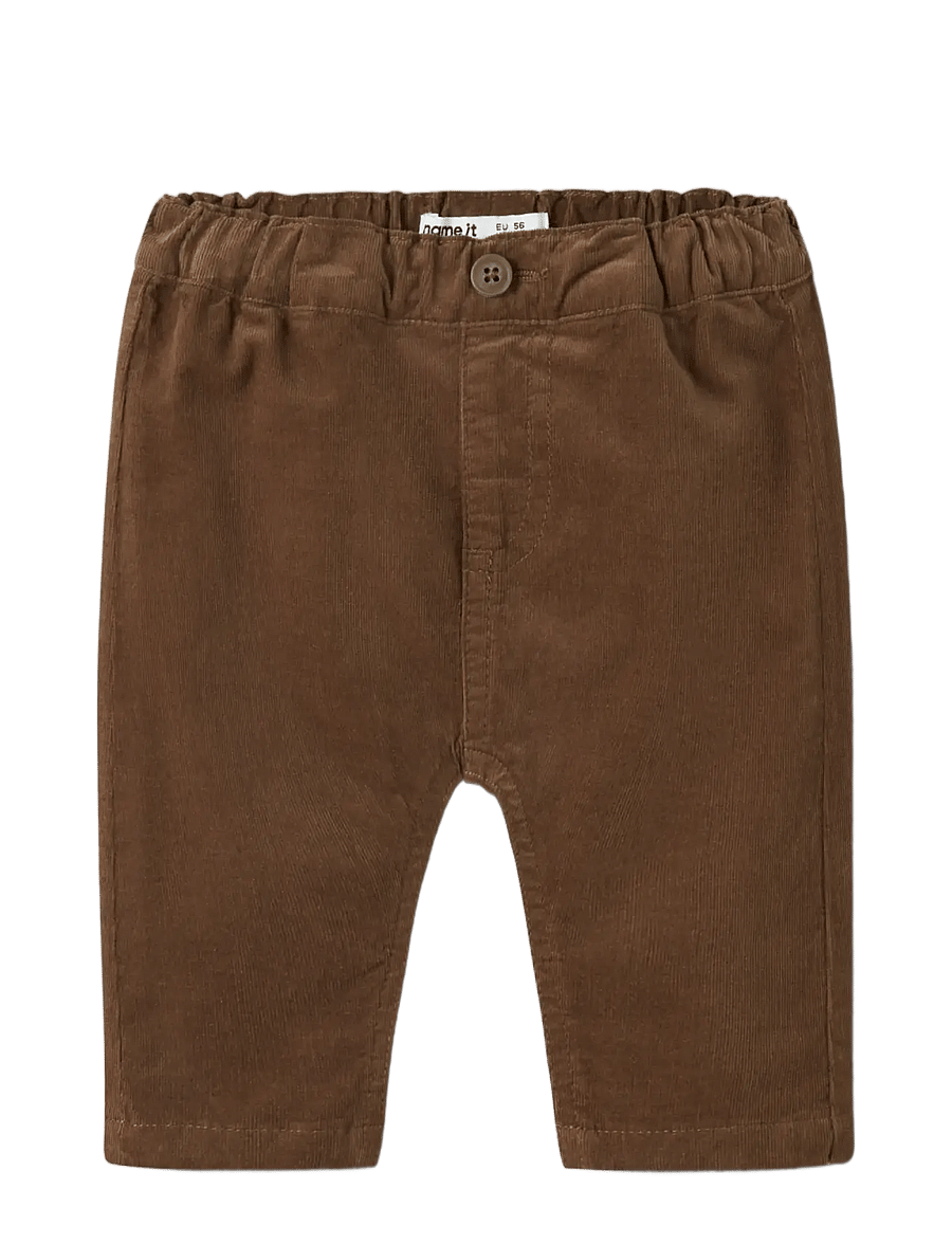 name it - NBMBEN BOW TAP CORD PANT 9210-YT - sepia - 2