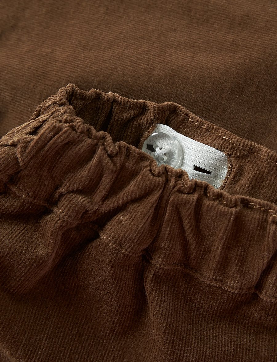 name it - NBMBEN BOW TAP CORD PANT 9210-YT - sepia - 3