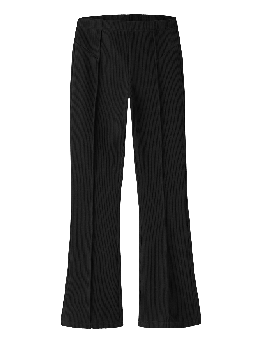 name it - NKFNETE BOOTCUT PANT - einkaufen nach alter von - black - 0