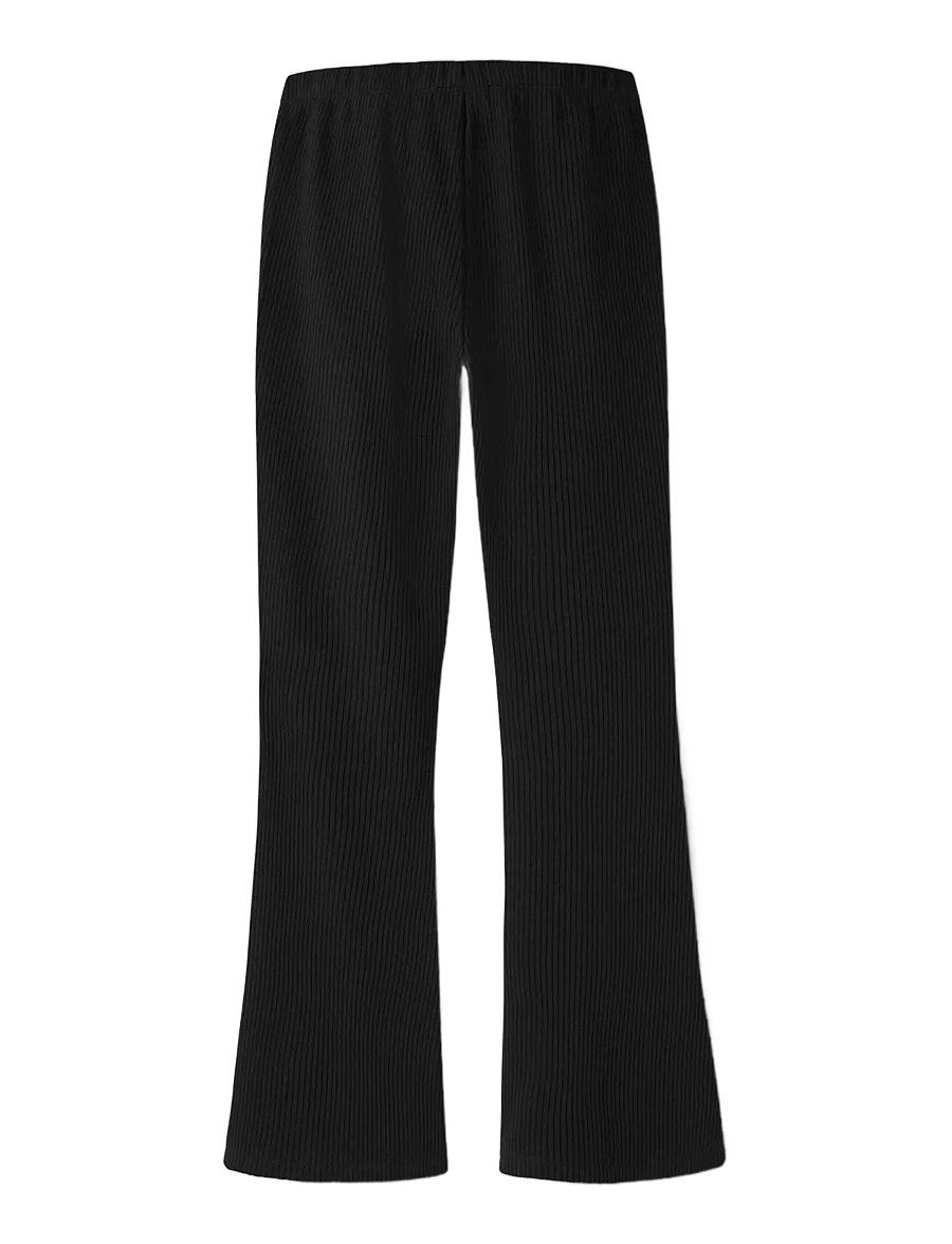 name it - NKFNETE BOOTCUT PANT - einkaufen nach alter von - black - 1