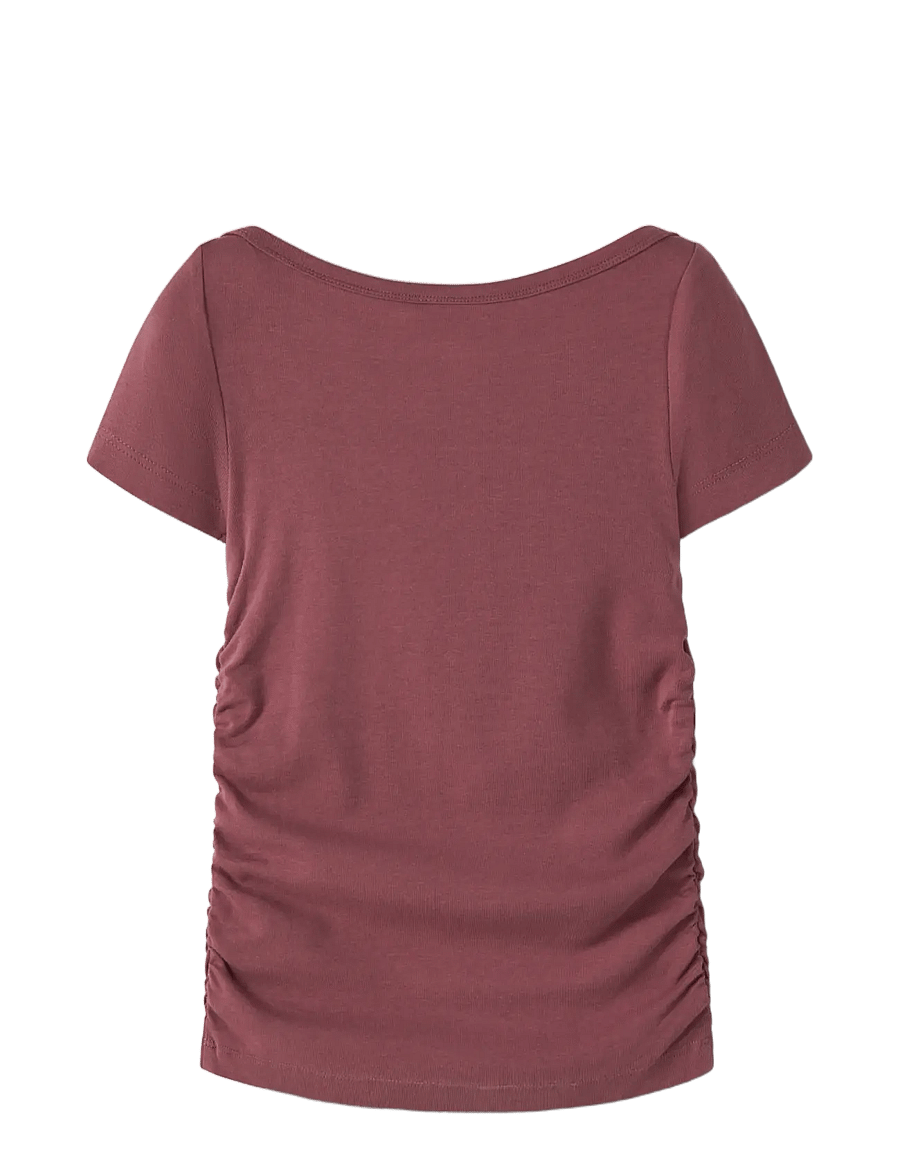 name it - NKFNORIKKO SS XSL TOP - kurzärmelige - wild ginger - 1