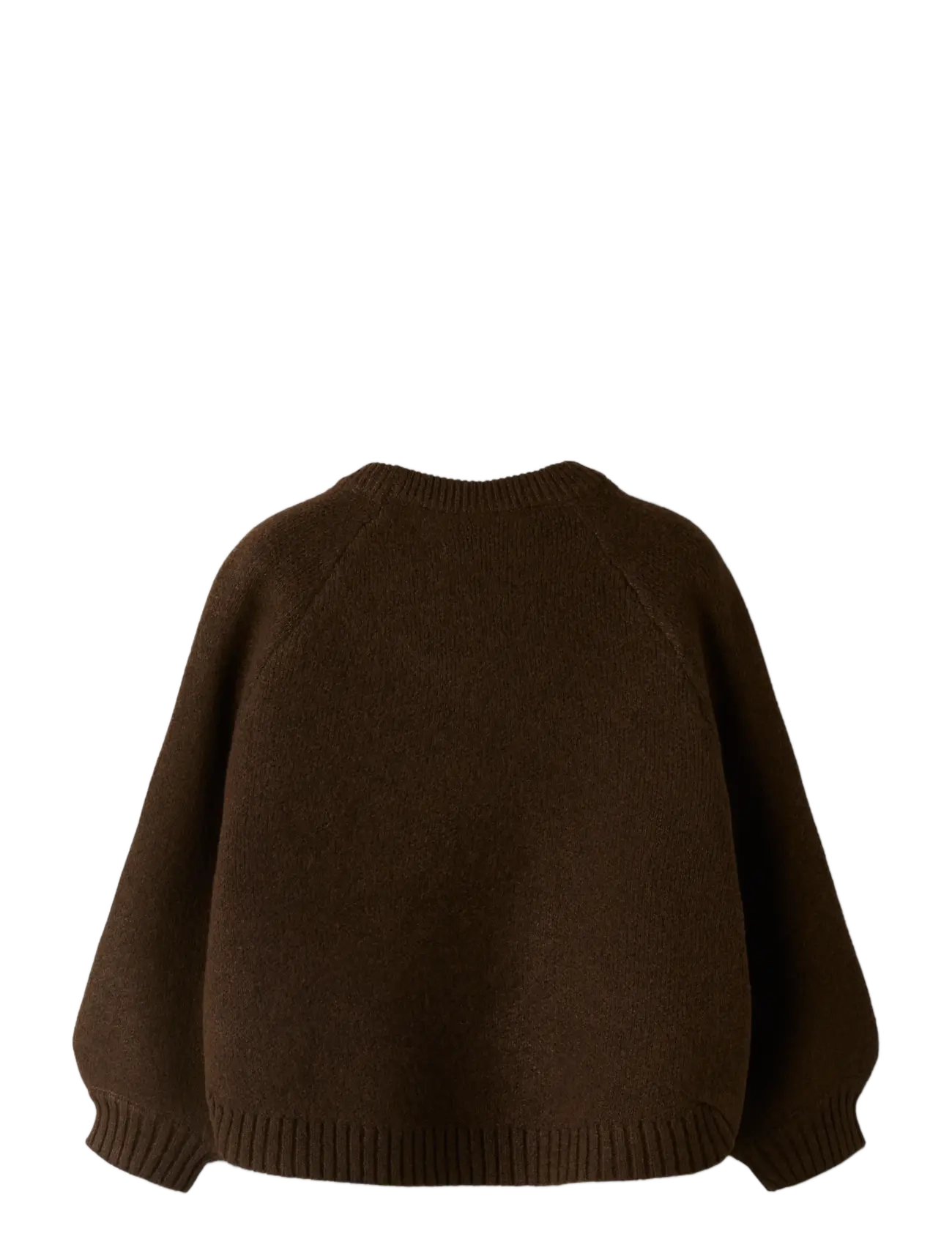 name it - NMFNDOPER LS KNIT - jumpers - chocolate plum - 1