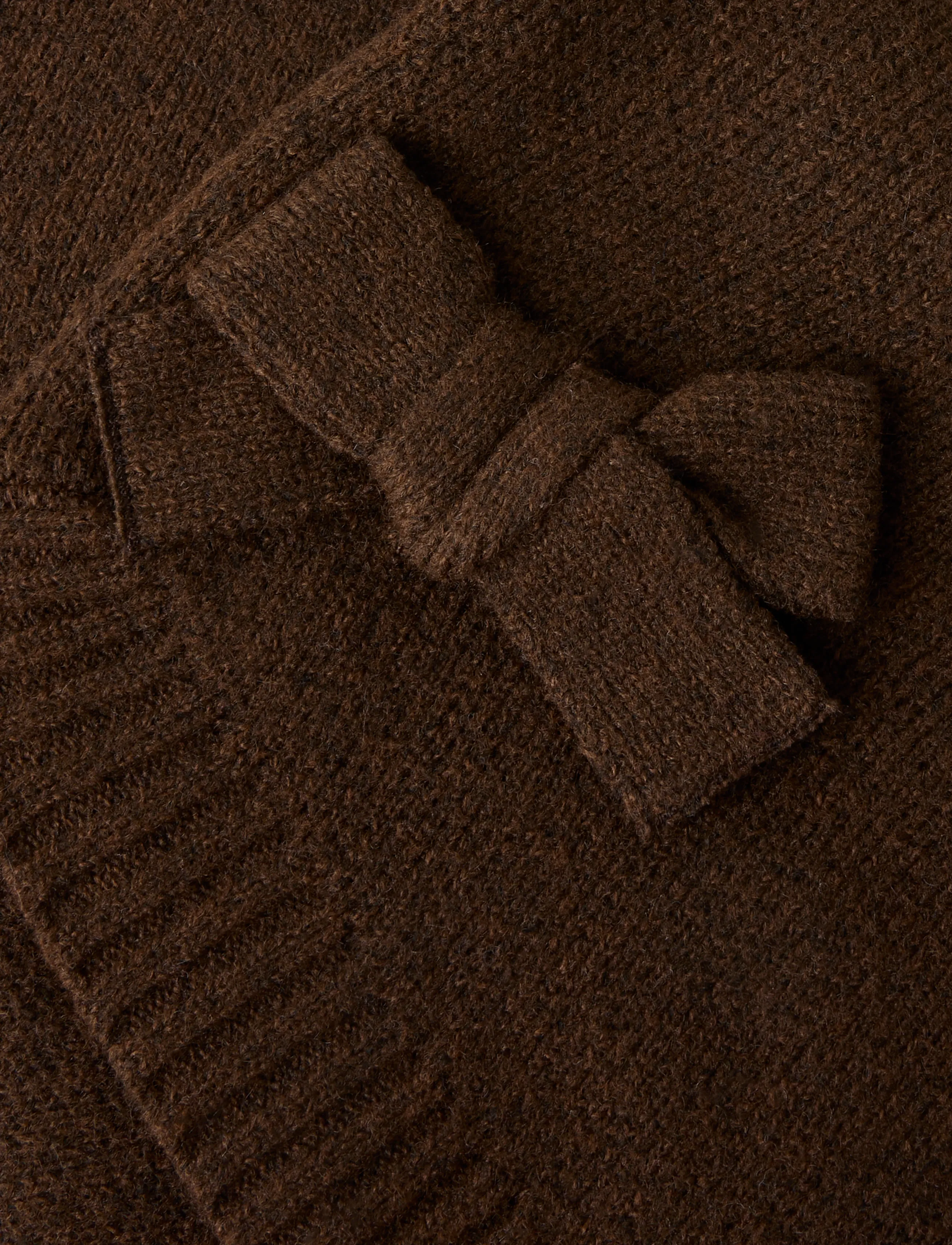 name it - NMFNDOPER LS KNIT - jumpers - chocolate plum - 2