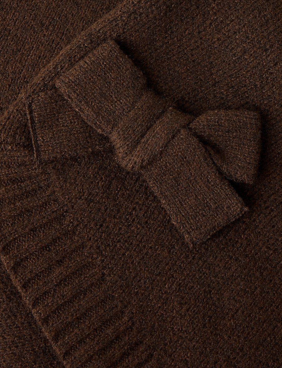 name it - NMFNDOPER LS KNIT - pullover - chocolate plum - 2