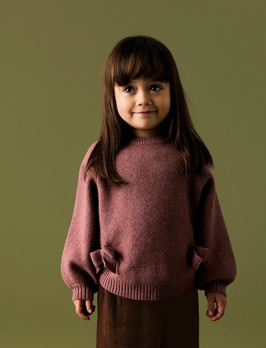 name it - NMFNDOPER LS KNIT - džemprid - wild ginger - 2