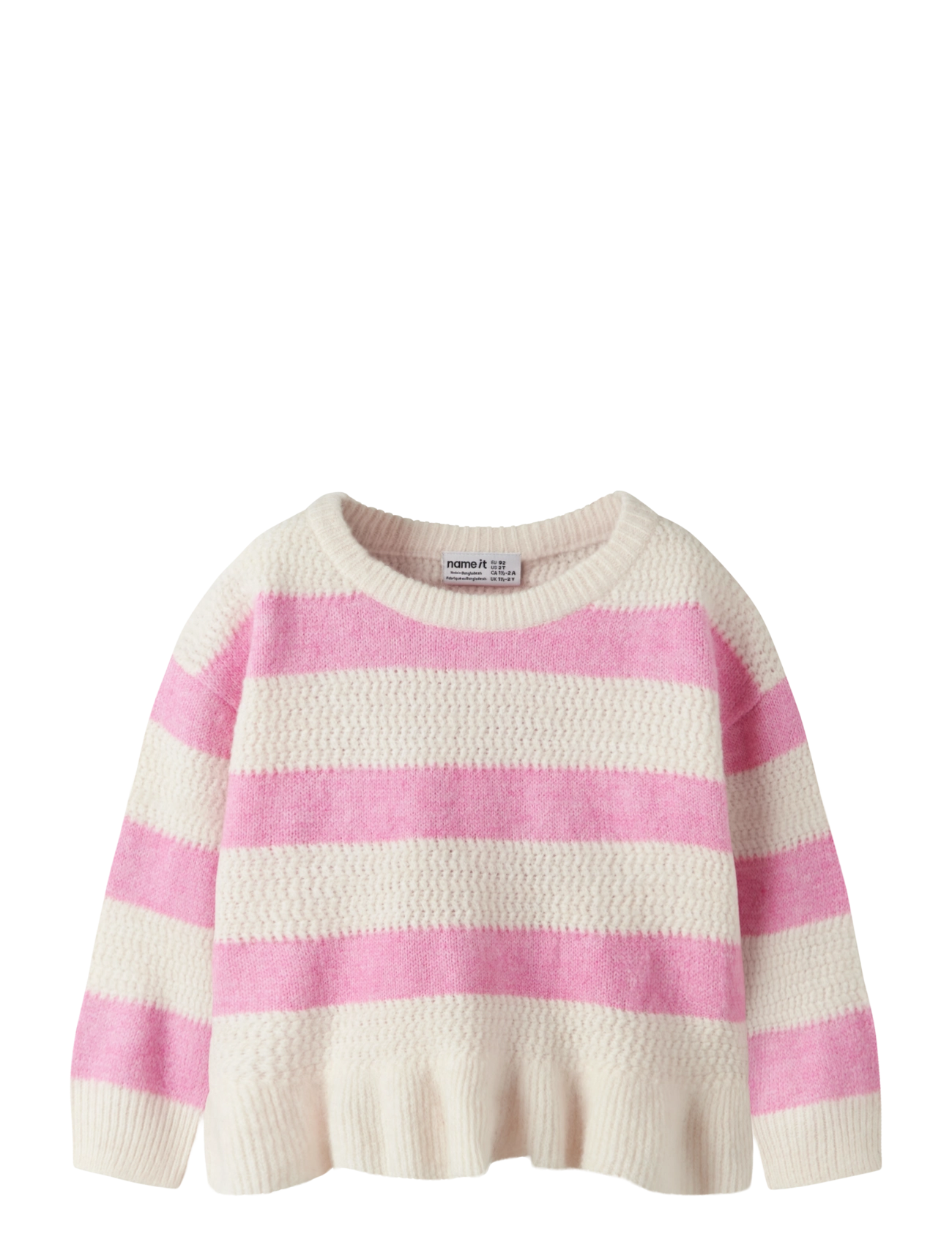 name it NMFNYLA LS KNIT - New Arrivals - ANTIQUE WHITE / cream