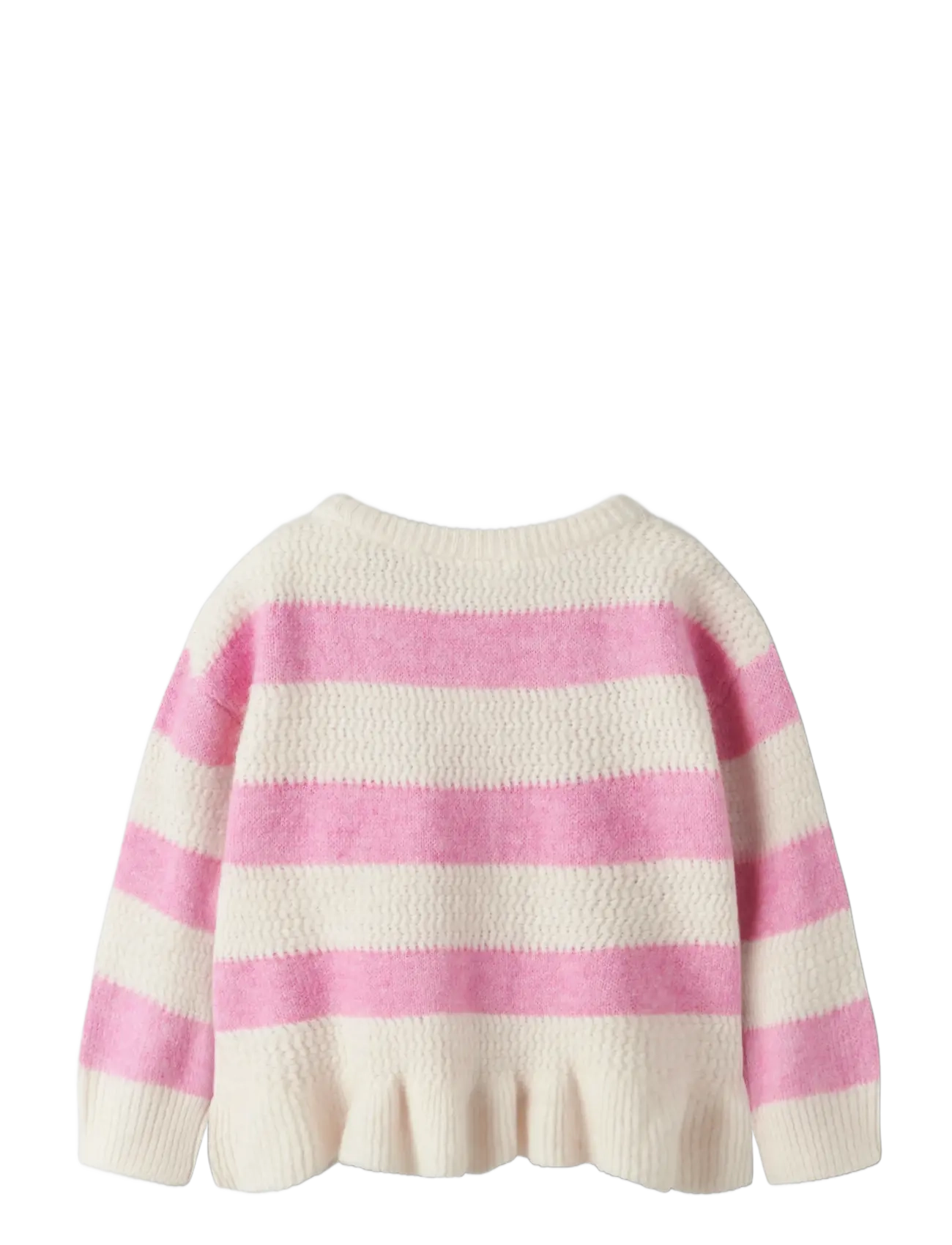 name it - NMFNYLA LS KNIT - jumpers - antique white - 1