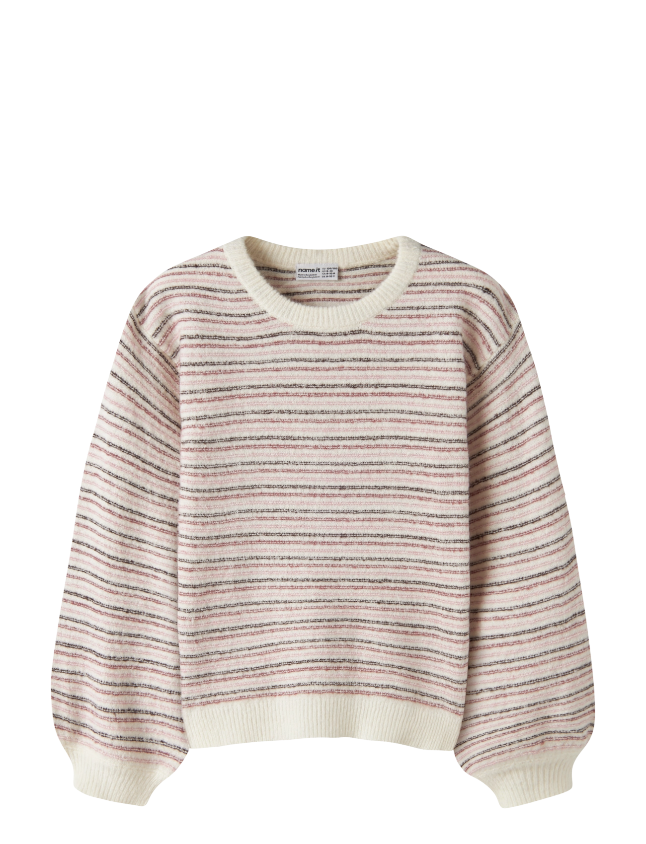 name it NKFNOELLE LS KNIT - Neuheiten - WILD GINGER / cream