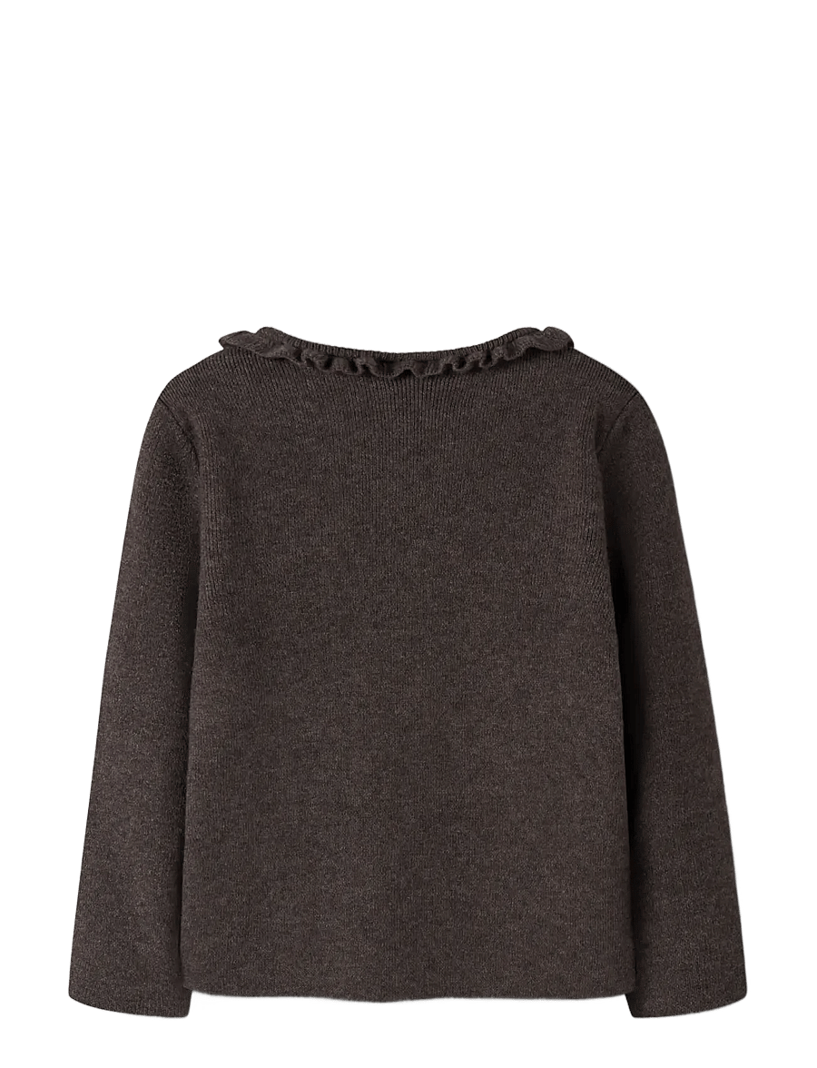 name it - NMFNALIE LS KNIT - džemprid - chocolate plum - 1