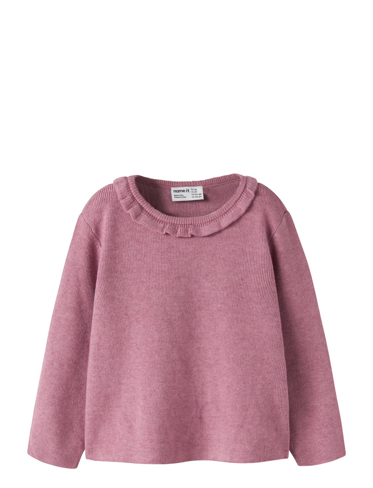 name it NMFNALIE LS KNIT - Jumpers - LILAS / purple