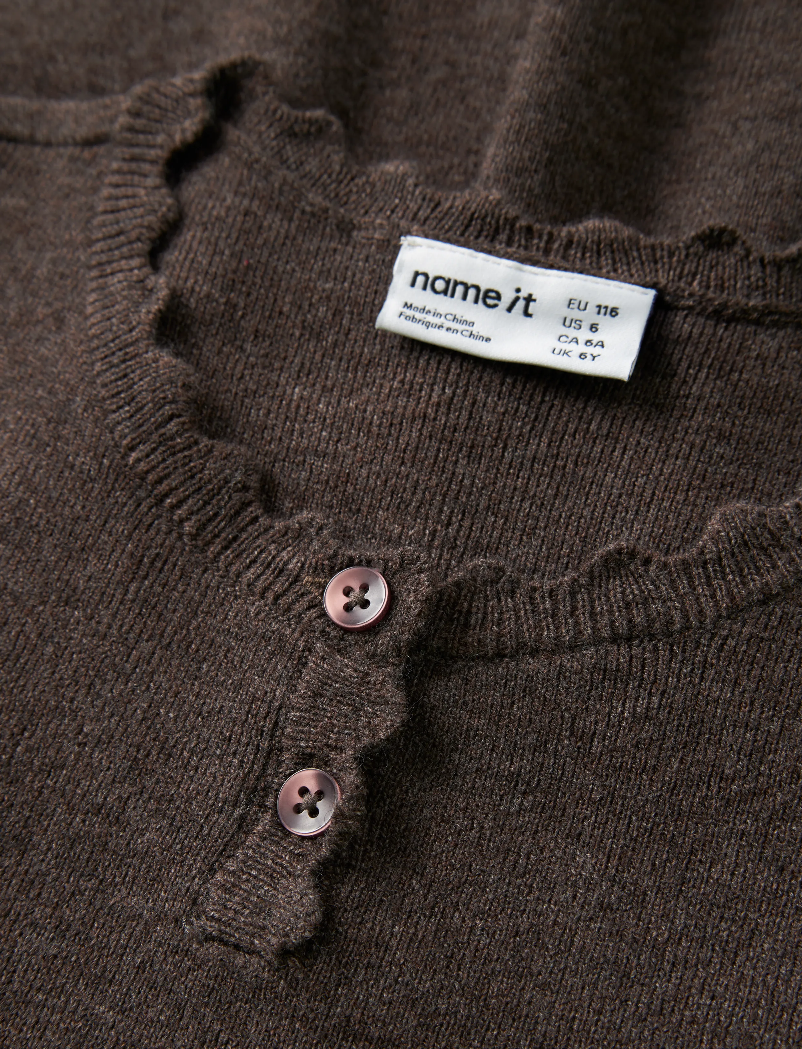 name it - NMFNALIE LS KNIT DRESS - langärmelige babykleider - chocolate plum - 2