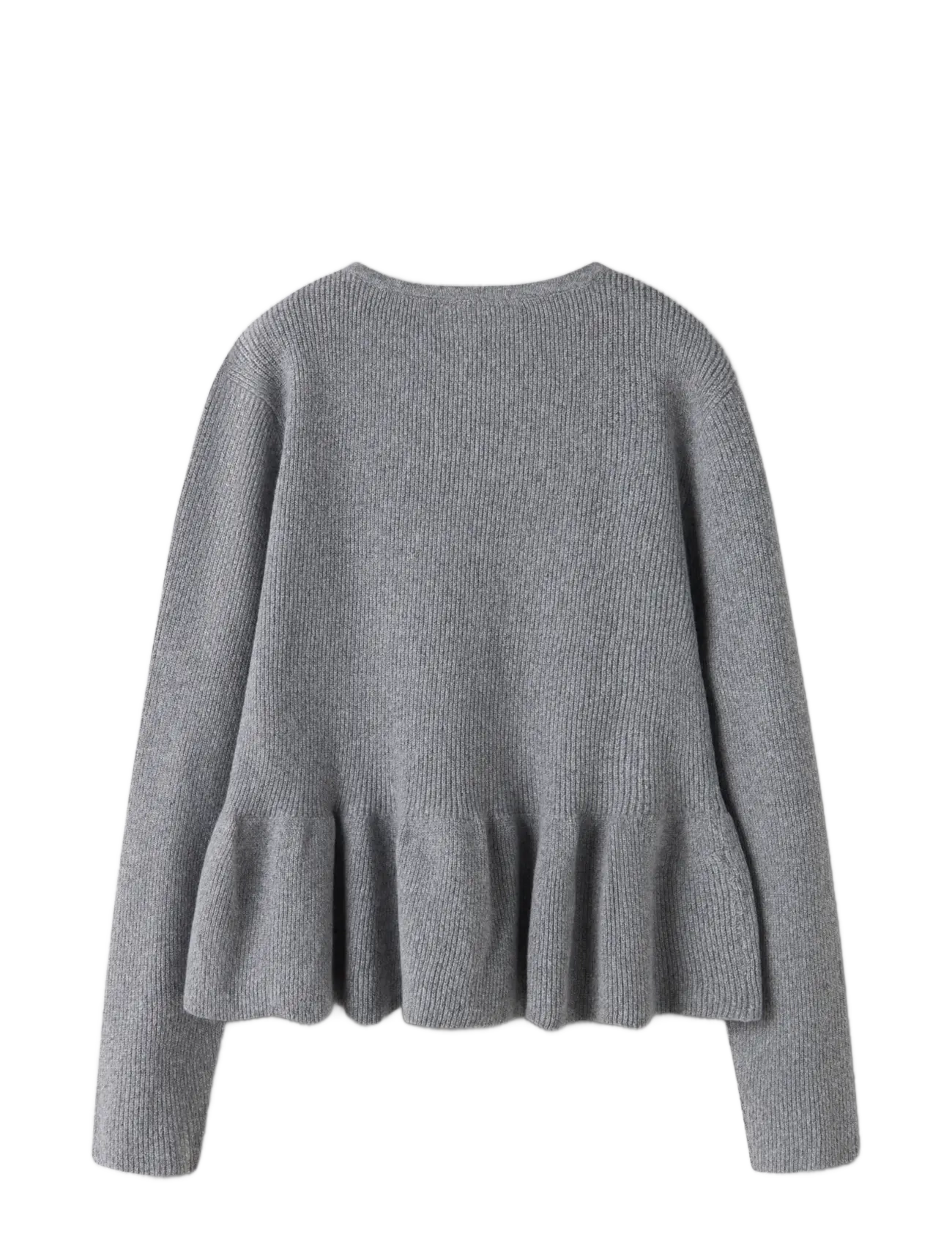 name it - NKFNYSSA LS KNIT CARD - cardigans - grey melange - 1
