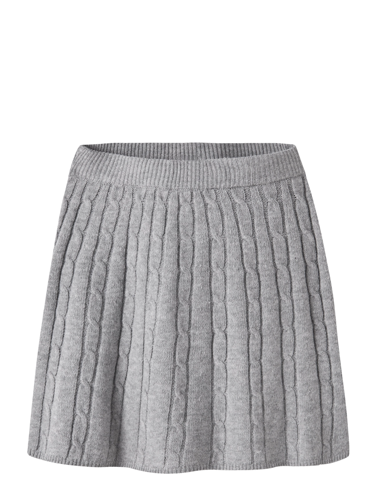 name it NKFNESSA KNIT SKIRT - Korte nederdele - GREY MELANGE / grey