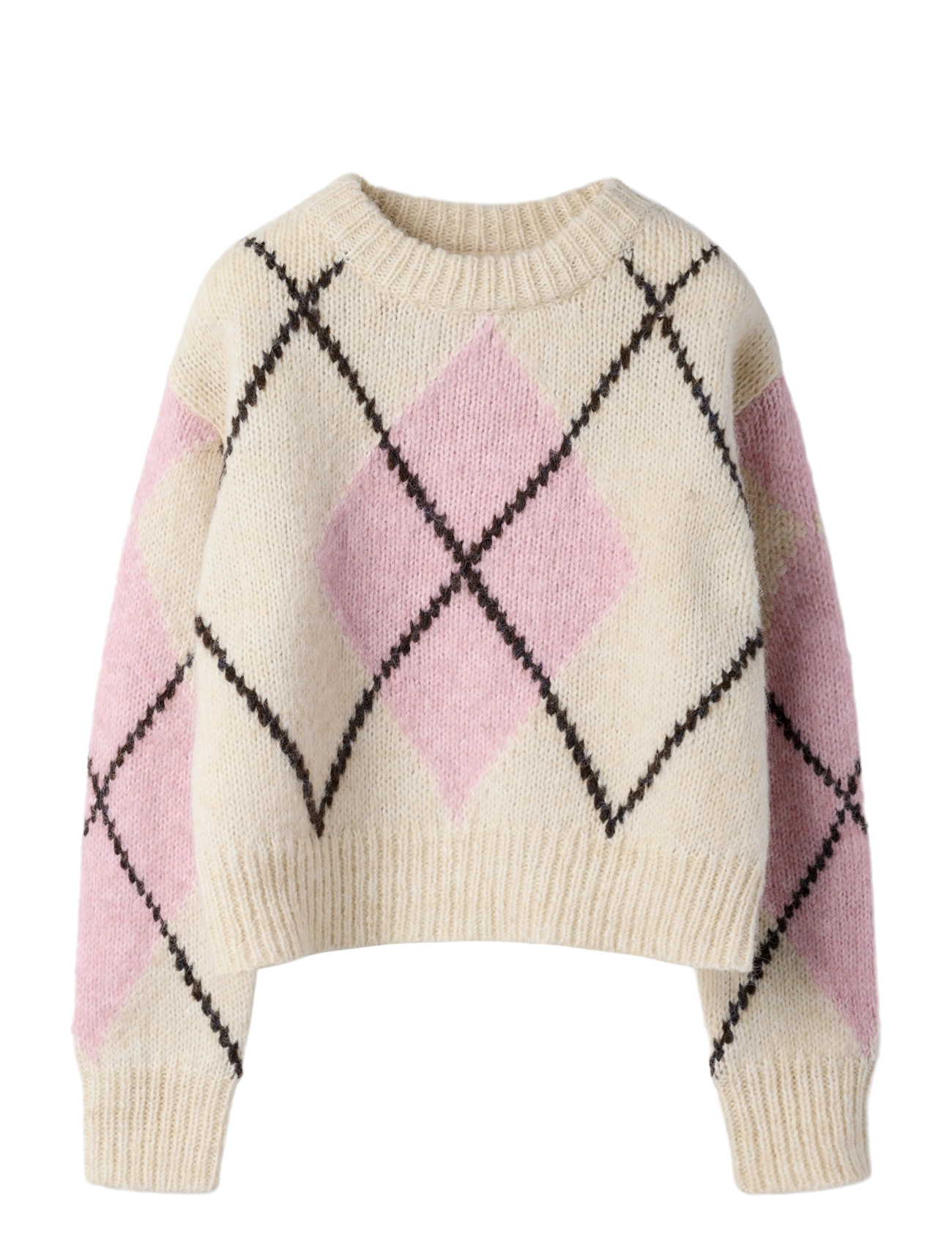 name it NKFNOREEN LS KNIT - Jumpers - ANTIQUE WHITE / cream
