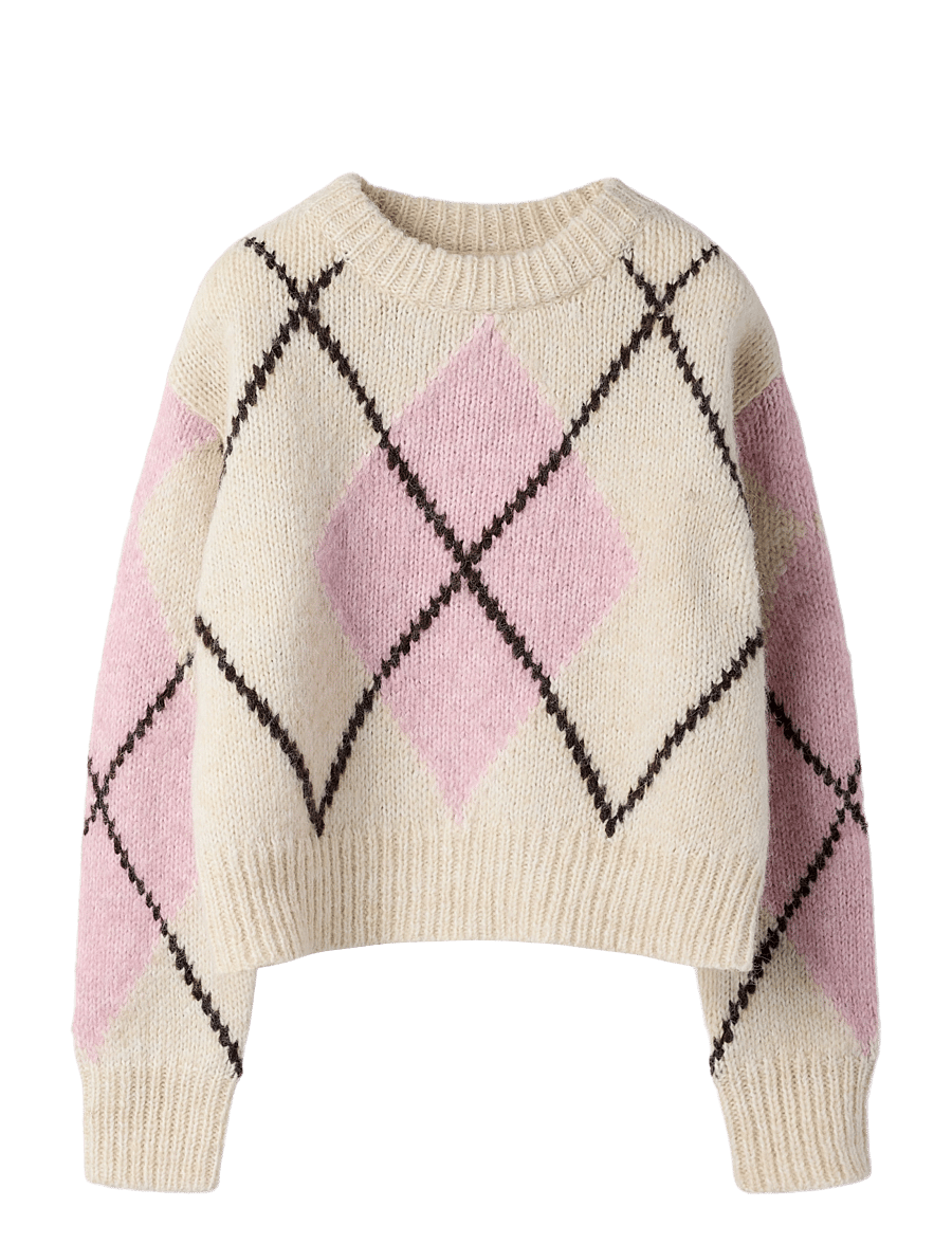 name it - NKFNOREEN LS KNIT - džemprid - antique white - 0
