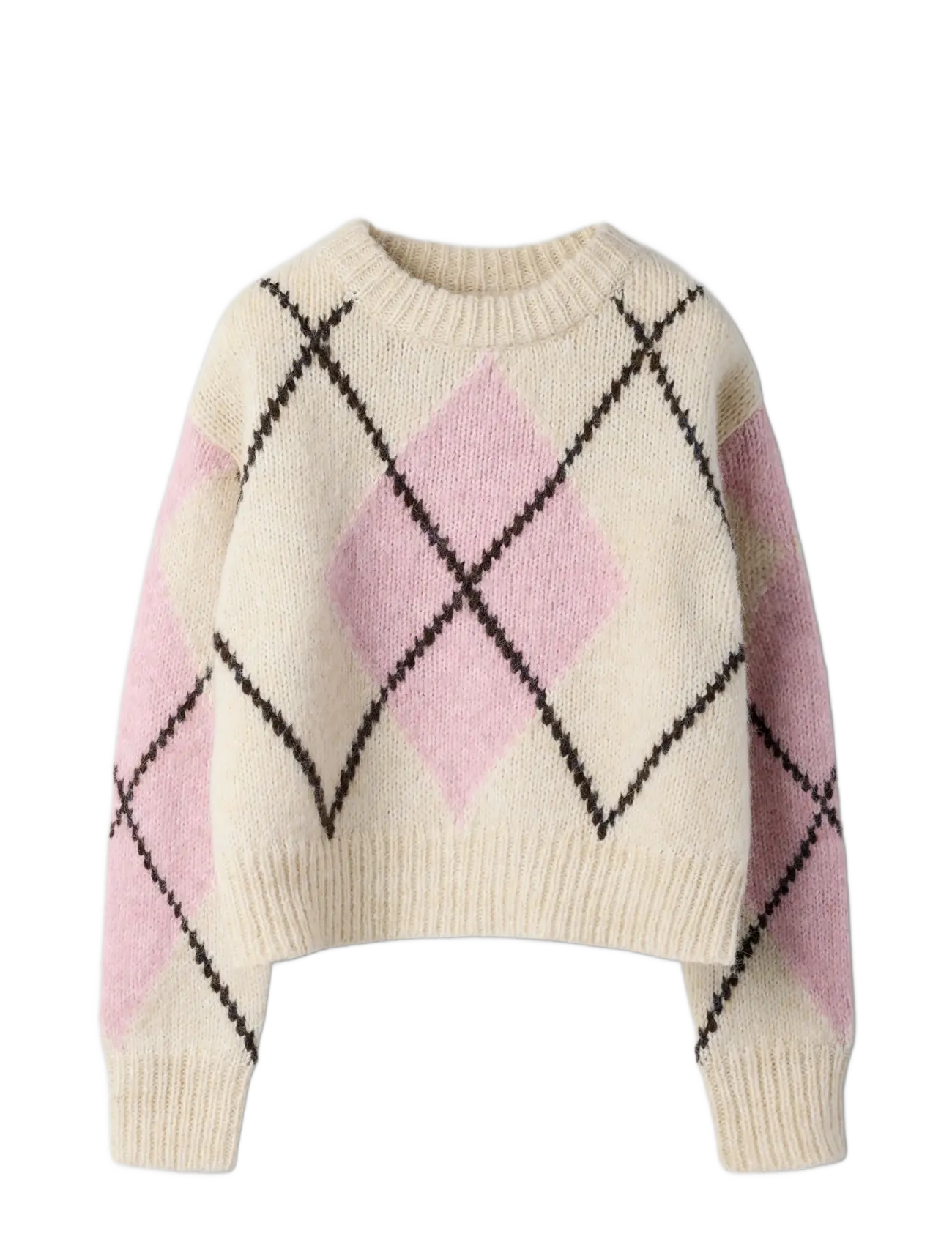 name it - NKFNOREEN LS KNIT - jumpers - antique white - 2