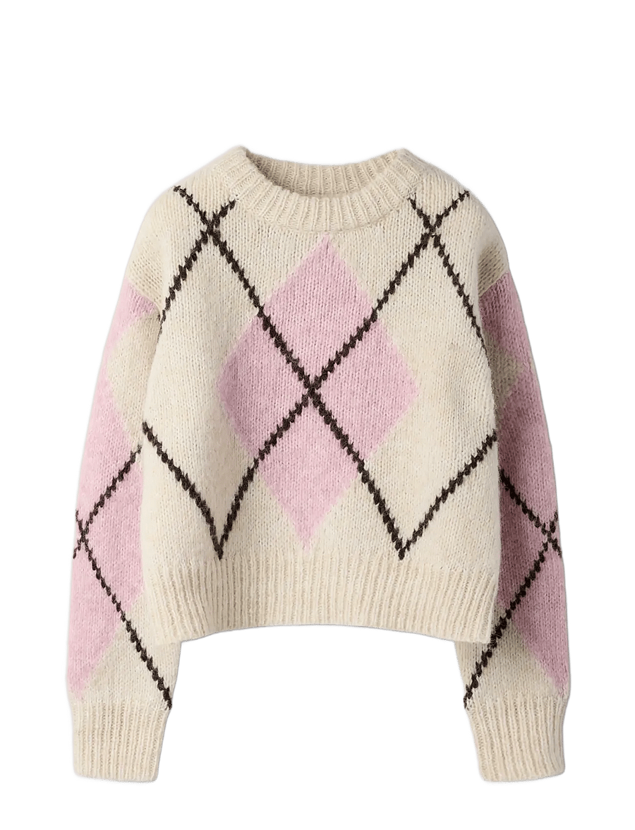 name it - NKFNOREEN LS KNIT - džemprid - antique white - 2