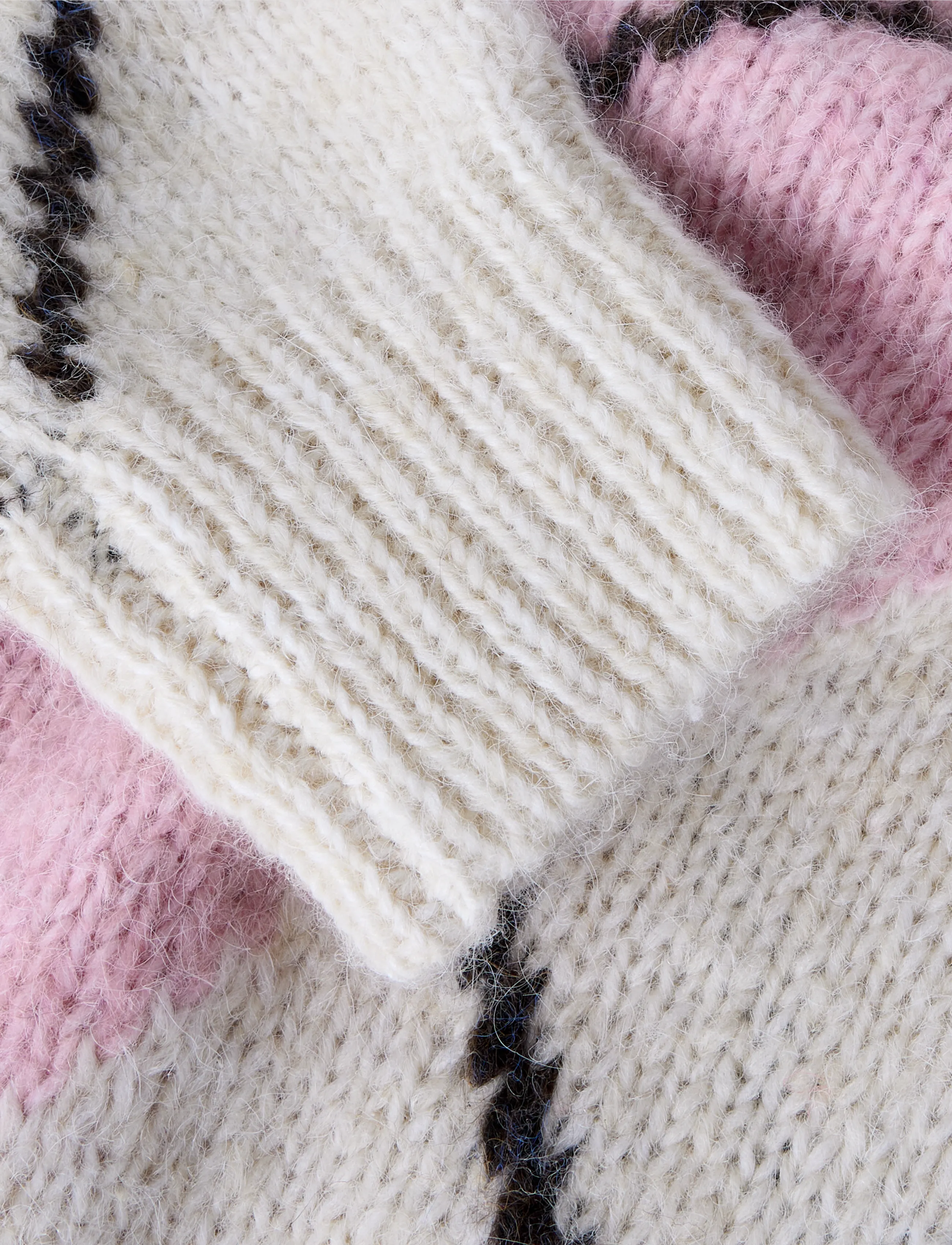 name it - NKFNOREEN LS KNIT - jumpers - antique white - 3