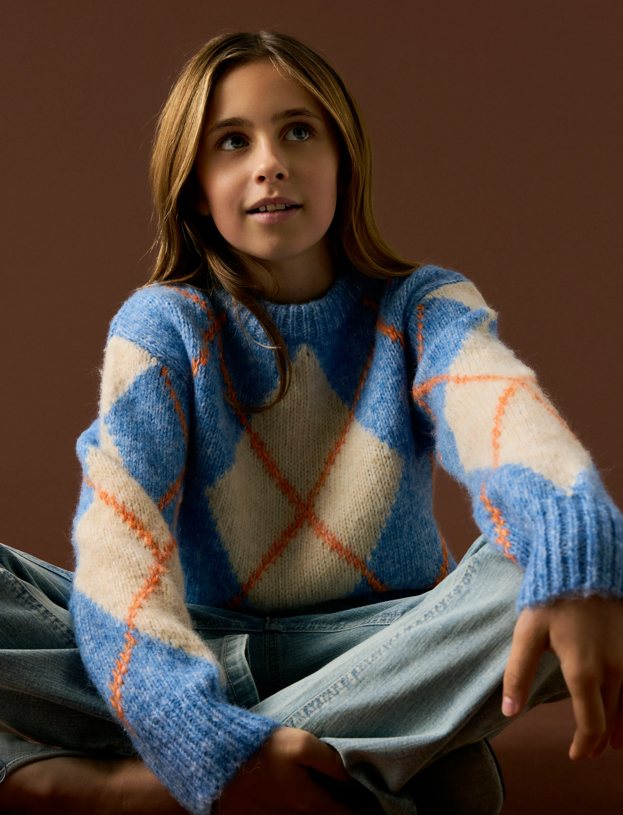 name it - NKFNOREEN LS KNIT - jumpers - provence - 4