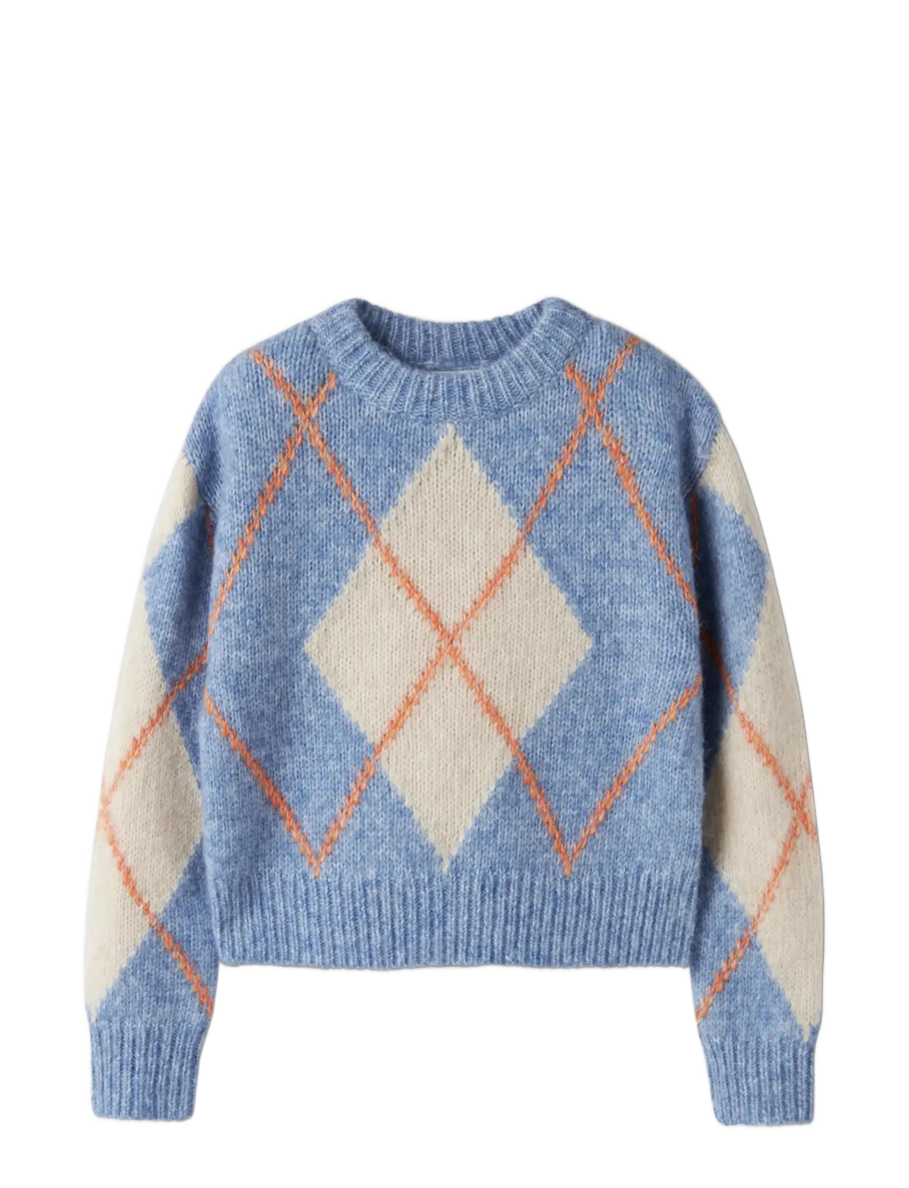 name it - NKFNOREEN LS KNIT - jumpers - provence - 2