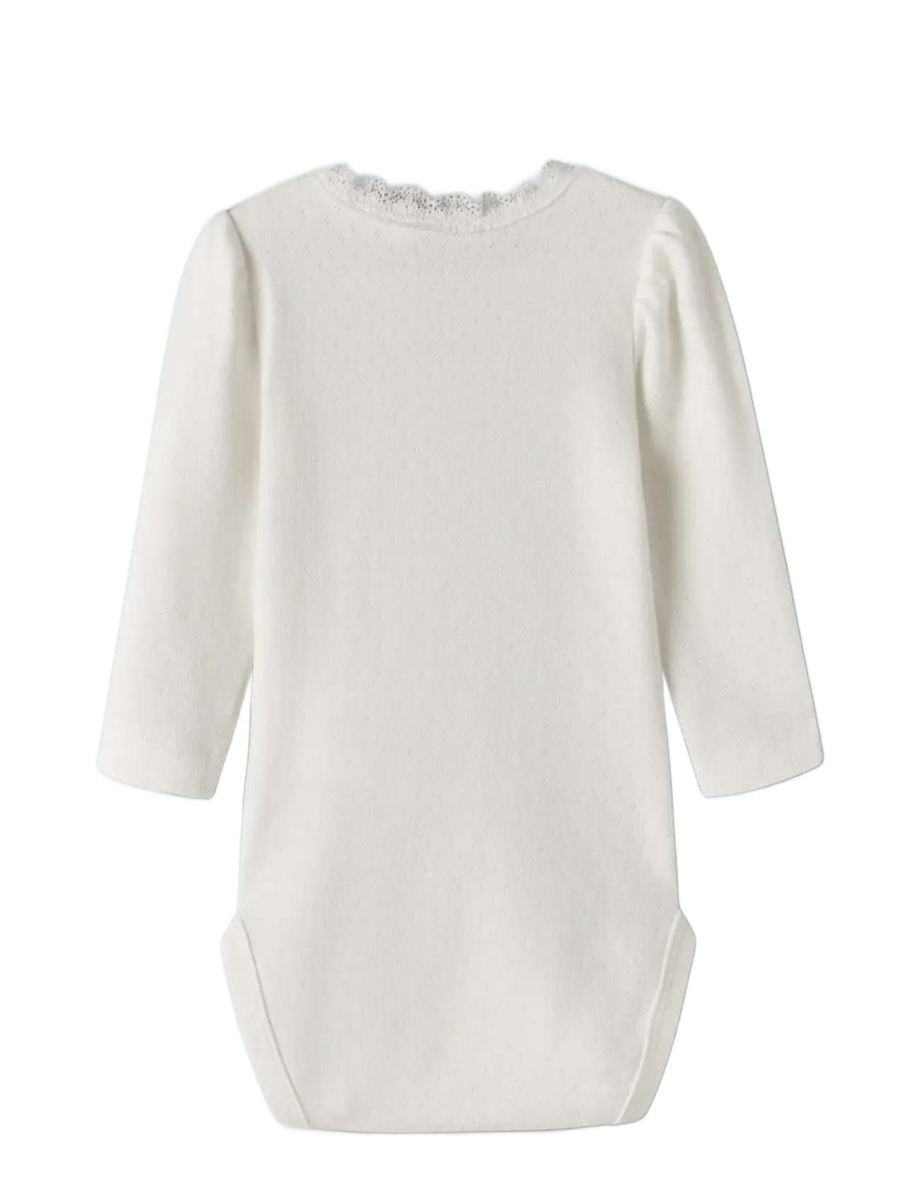 name it - NBFNIA LS BODY - pikkade varrukatega bodid - cloud dancer - 1