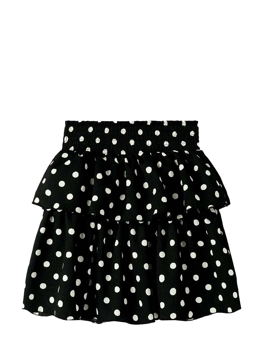name it - NKFSALLIE SKIRT - Īsi svārki - black - 1