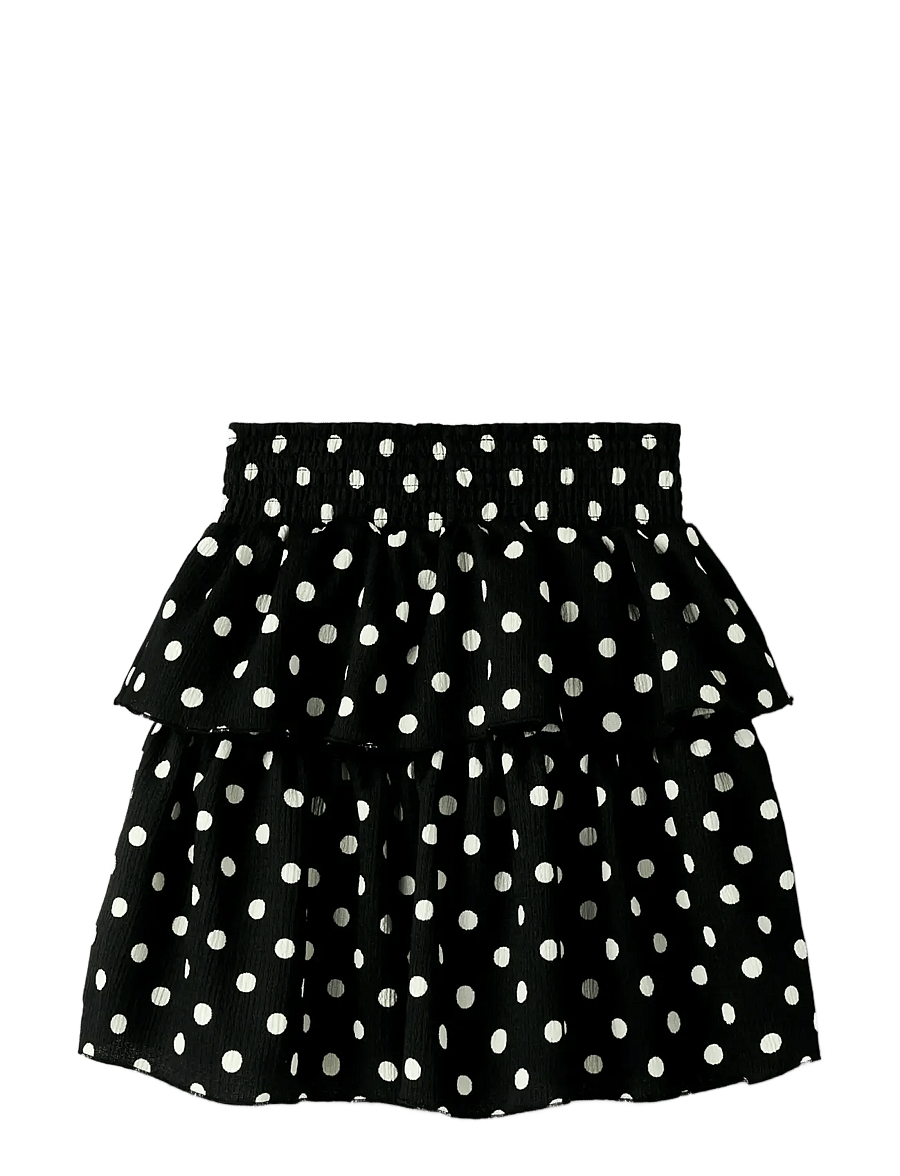 name it - NKFSALLIE SKIRT - Īsi svārki - black - 2