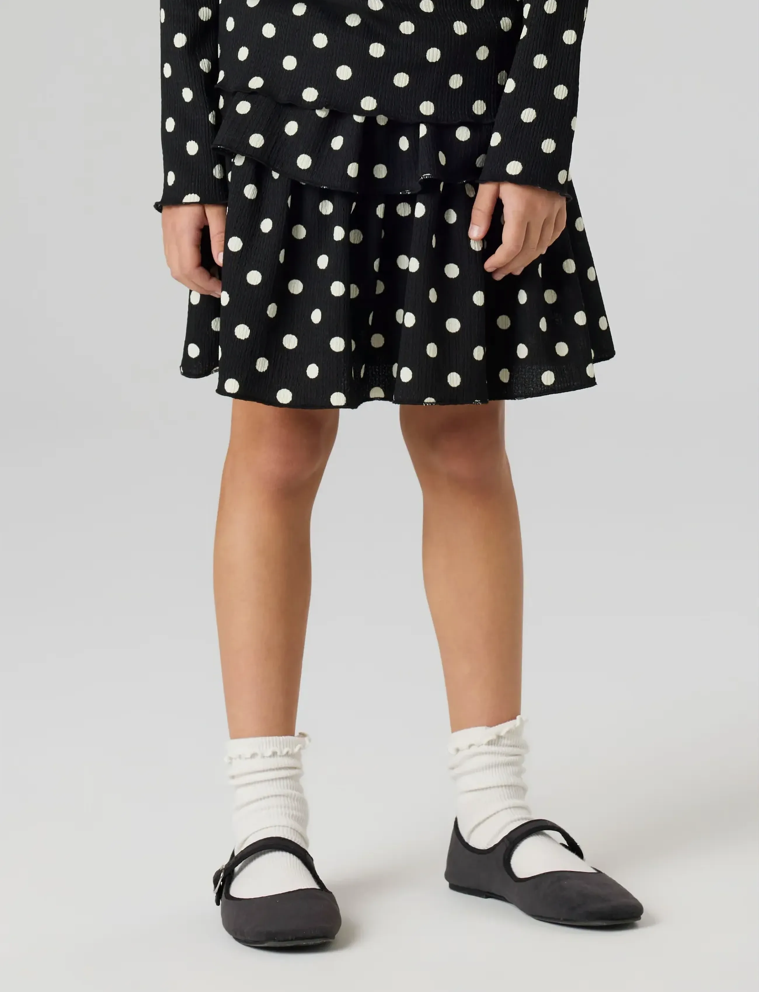 name it - NKFSALLIE SKIRT - Īsi svārki - black - 3