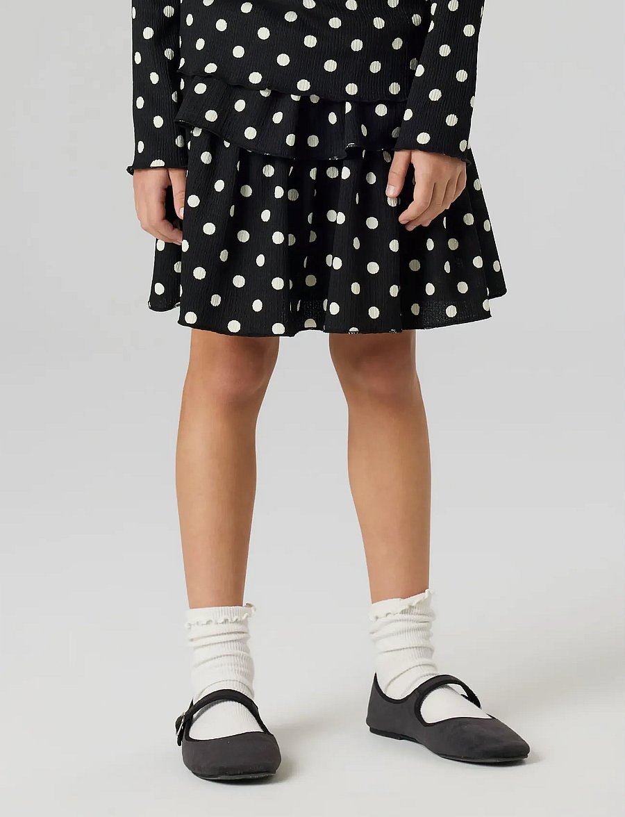 name it - NKFSALLIE SKIRT - Īsi svārki - black - 3