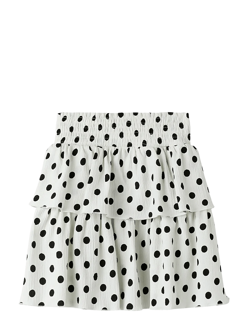 name it - NKFSALLIE SKIRT - korte nederdele - cloud dancer - 0