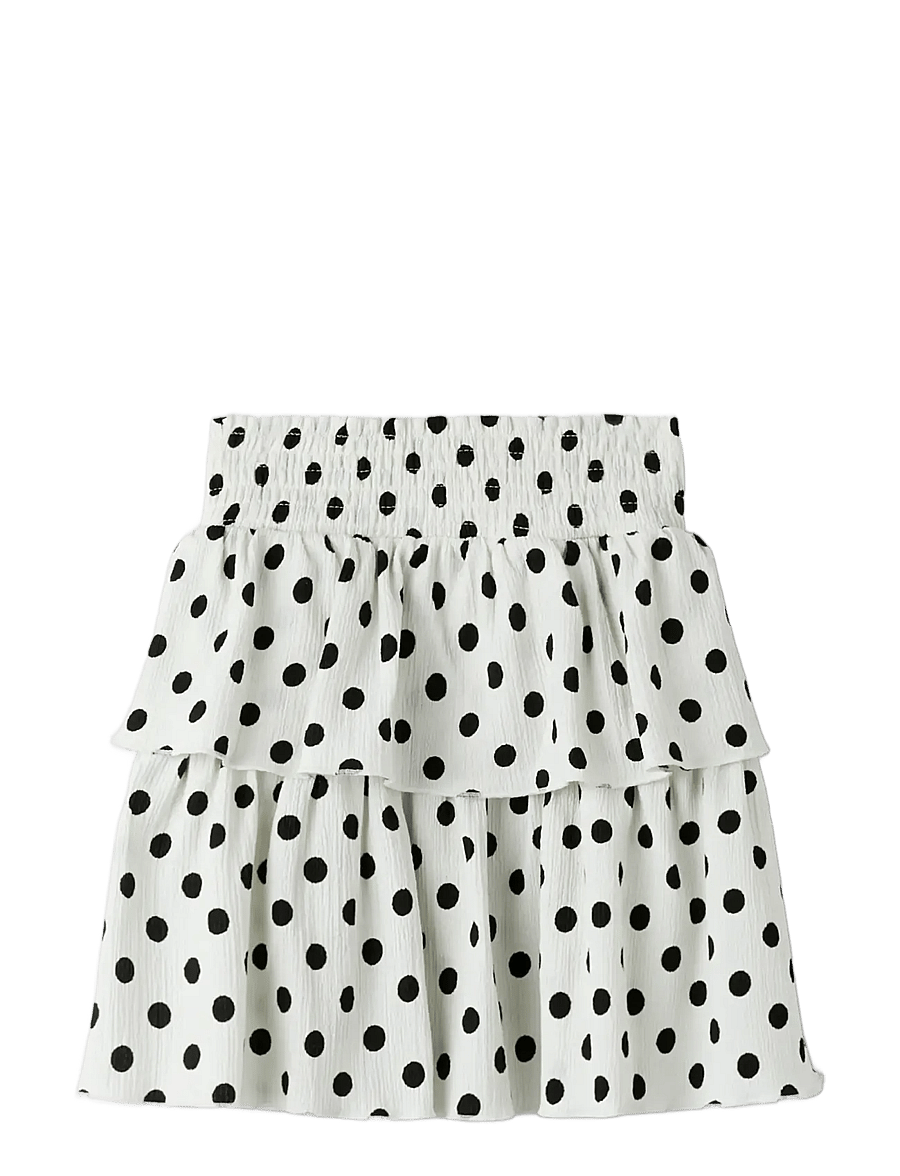name it - NKFSALLIE SKIRT - stutt pils - cloud dancer - 1