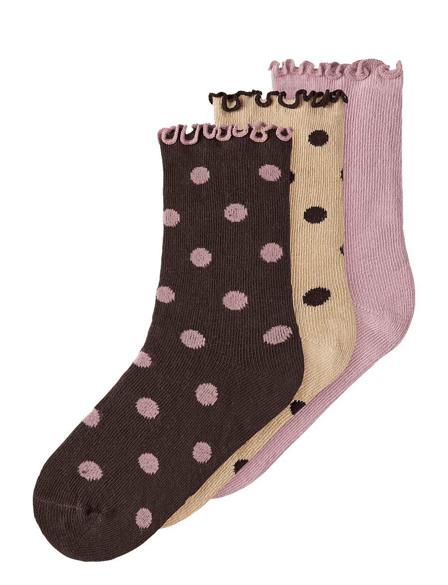 name it - NMFNINA 3P SOCK - strümpfe - sesame - 0