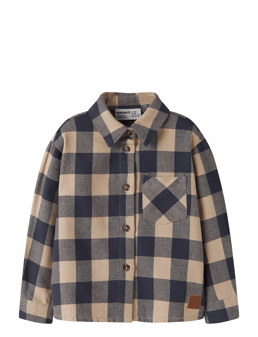 name it - NMMNORIEL LS NREG SHIRT - ombre blue - 0