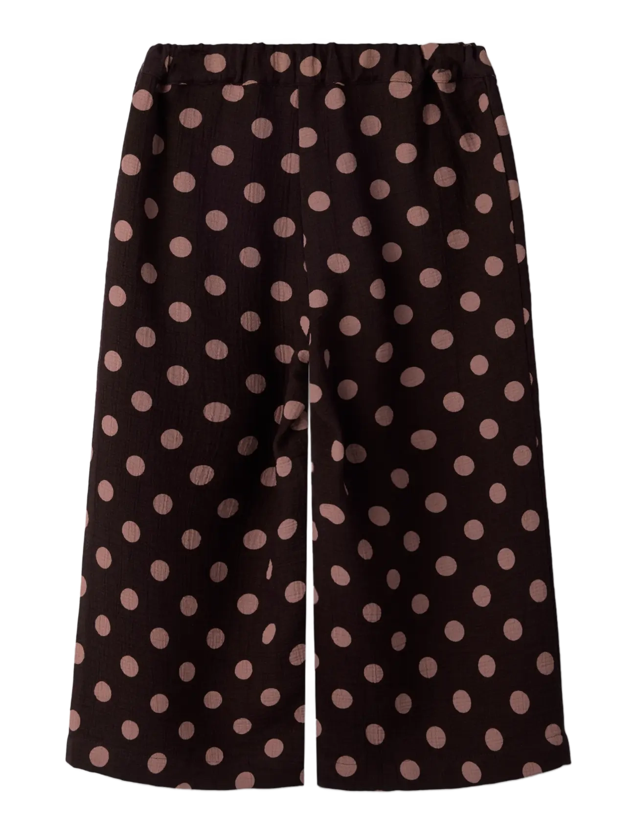 name it - NMFNINA WIDE PANT - beebipüksid - chocolate plum - 1