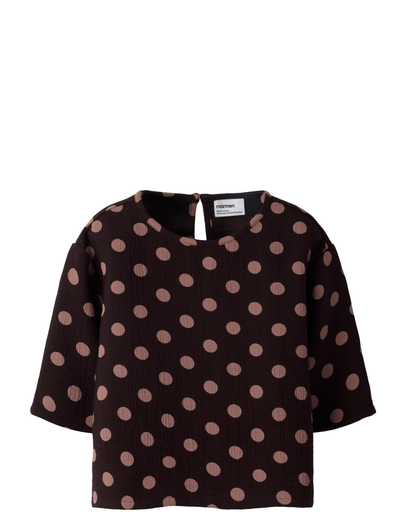 name it NMFNINA 3/4 RLX TOP - Kleidung - CHOCOLATE PLUM / brown