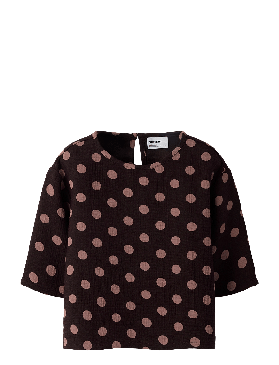 name it - NMFNINA 3/4 RLX TOP - chocolate plum - 0