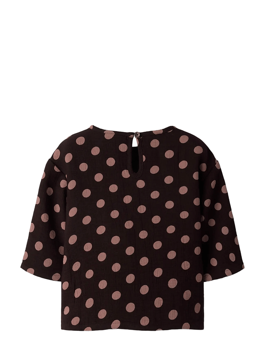 name it - NMFNINA 3/4 RLX TOP - chocolate plum - 1