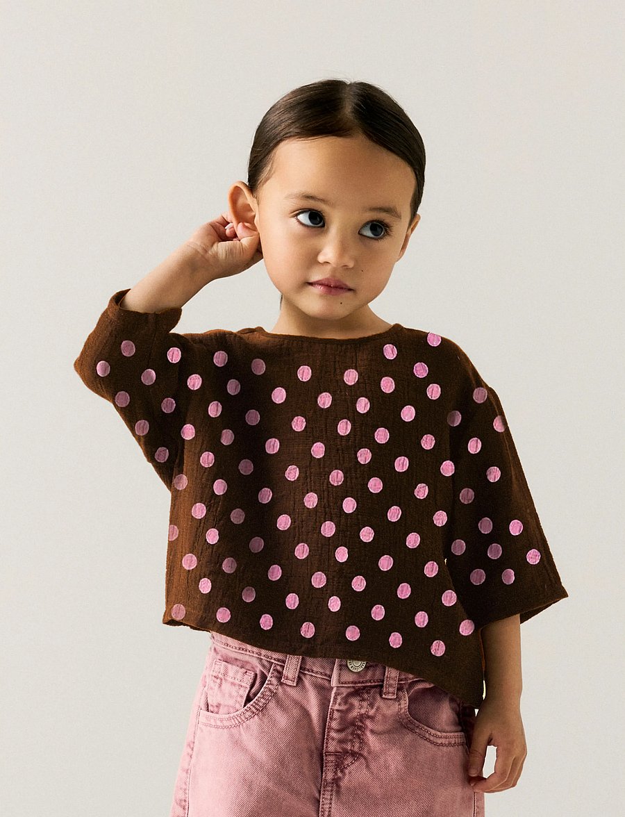 name it - NMFNINA 3/4 RLX TOP - kortärmade t-shirts - chocolate plum - 3
