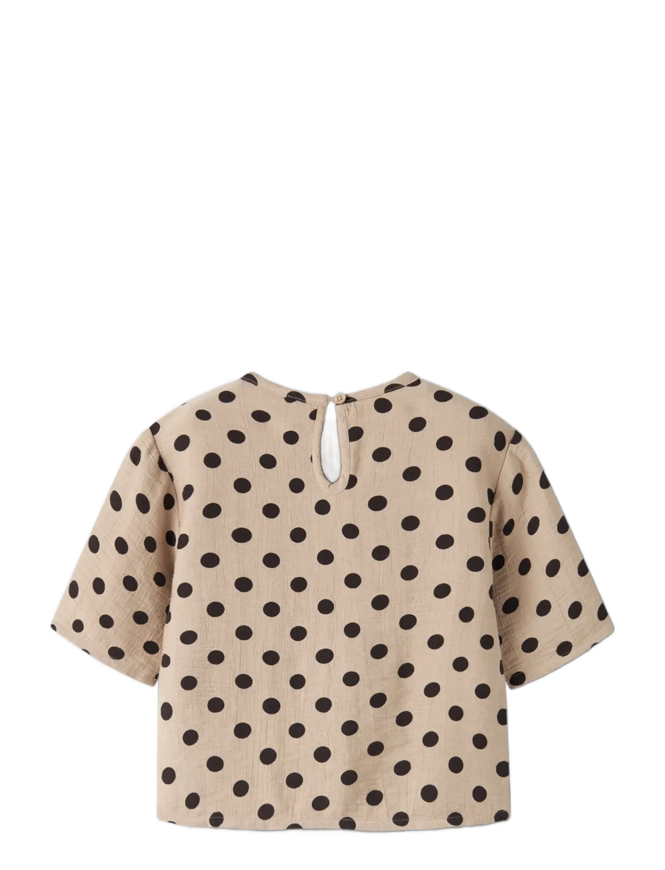 name it - NMFNINA 3/4 RLX TOP - kortärmade t-shirts - sesame - 1