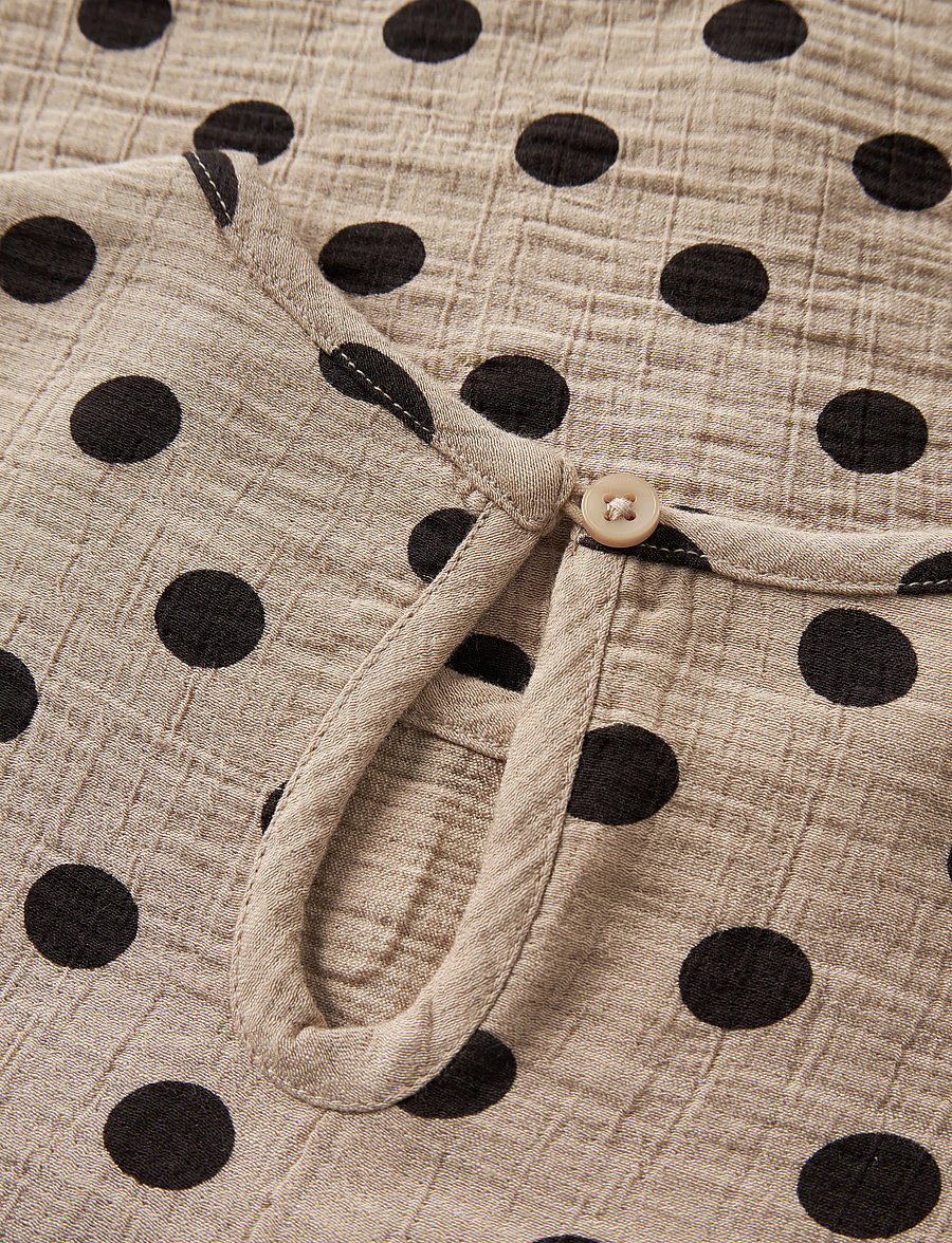 name it - NMFNINA 3/4 RLX TOP - kortärmade t-shirts - sesame - 2