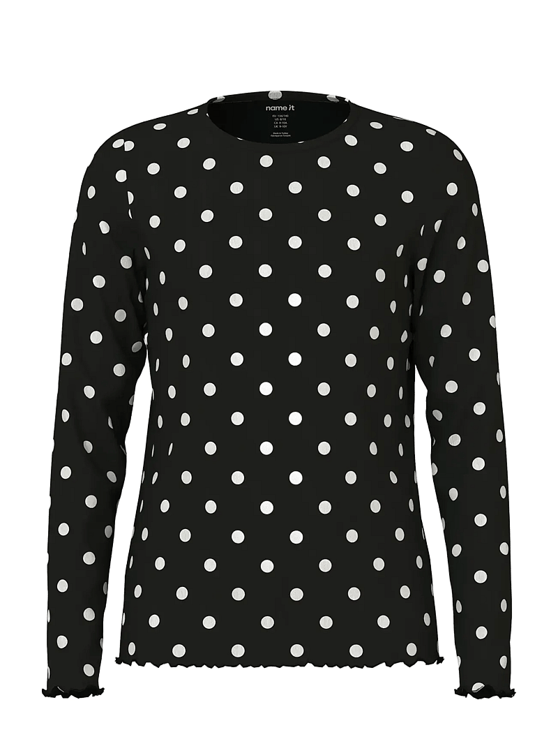 name it - NKFSALLIE LS TOP - langärmelig - black - 0