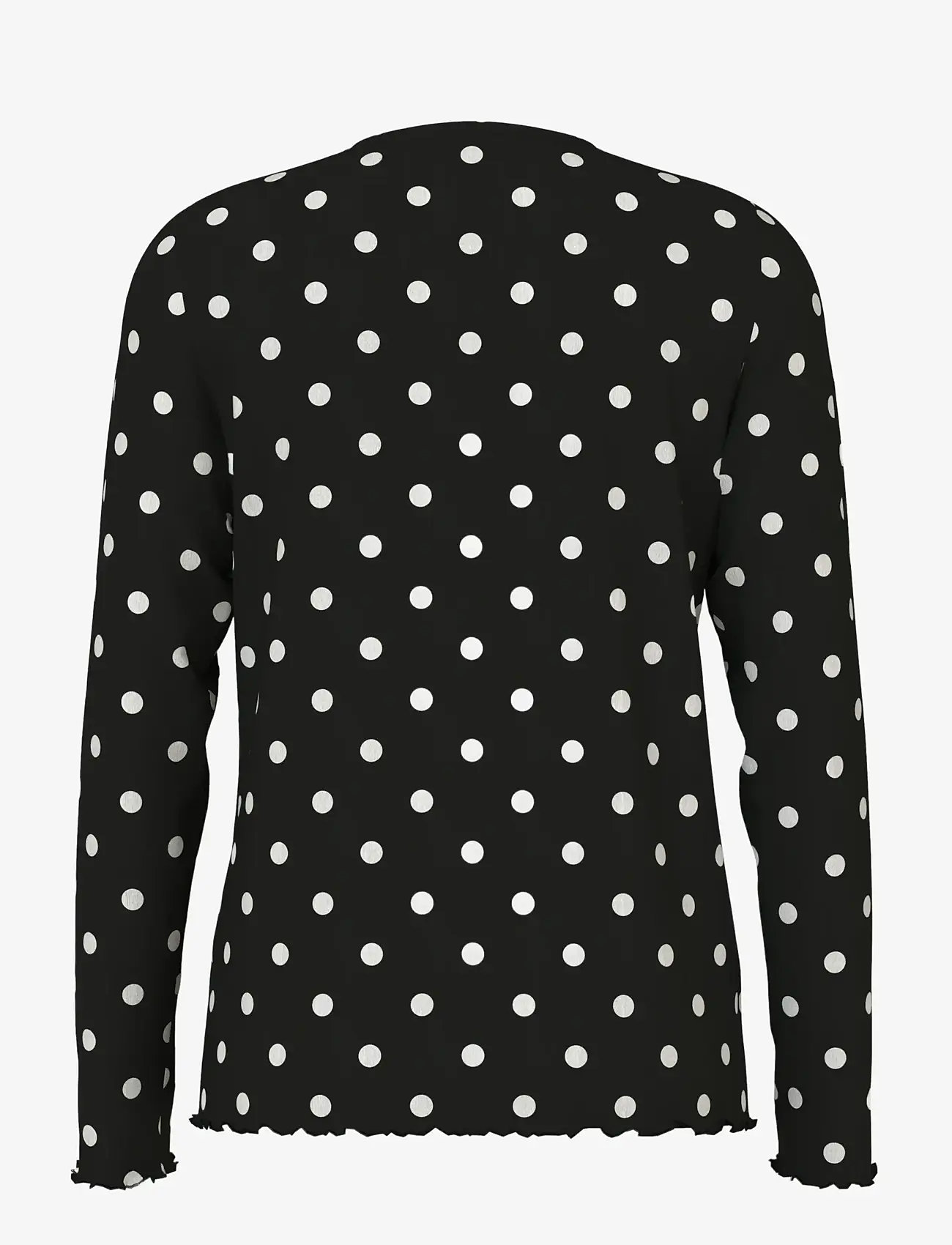 name it - NKFSALLIE LS TOP - langärmelig - black - 2