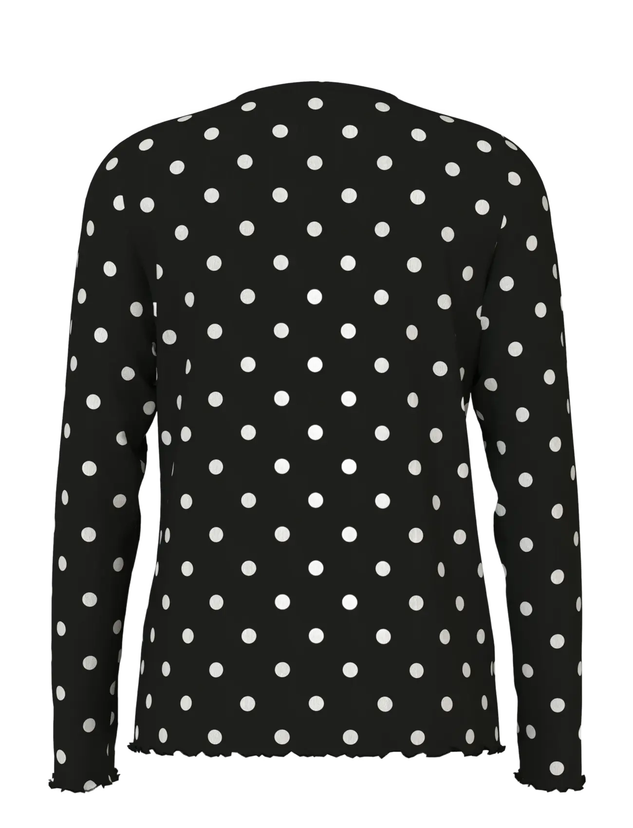 name it - NKFSALLIE LS TOP - pikkade varrukatega t-särgid - black - 2