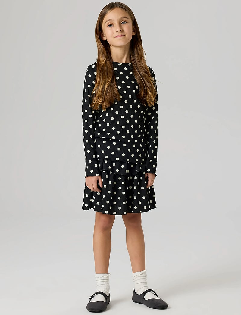 name it - NKFSALLIE LS TOP - langärmelig - black - 0