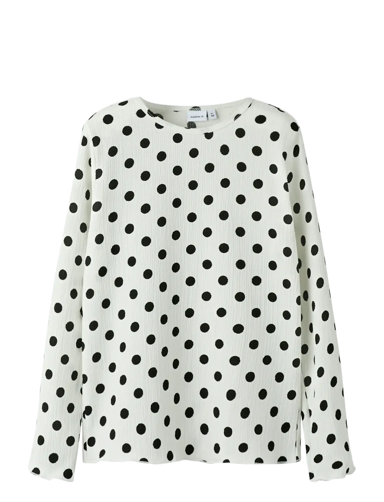 name it NKFSALLIE LS TOP - Oberteile - CLOUD DANCER / white