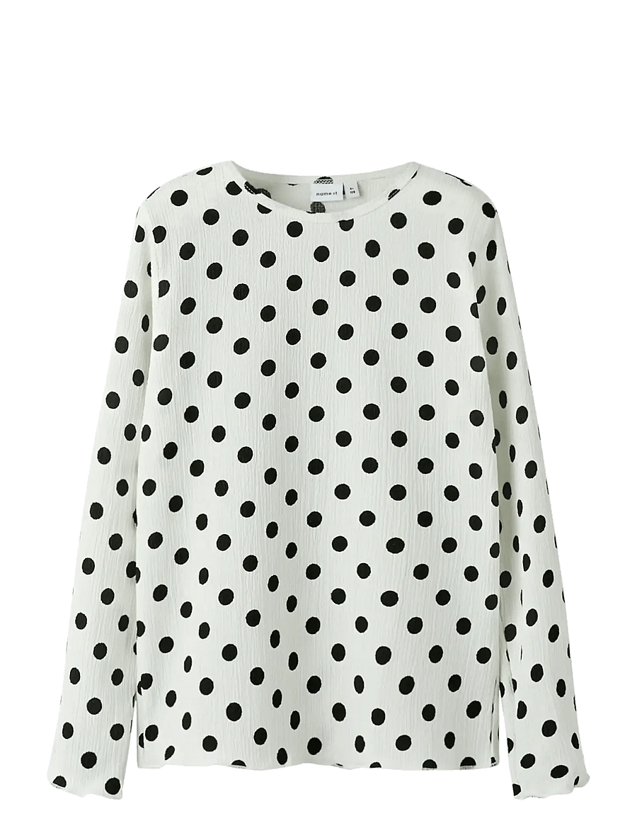 name it - NKFSALLIE LS TOP - pikkade varrukatega t-särgid - cloud dancer - 1