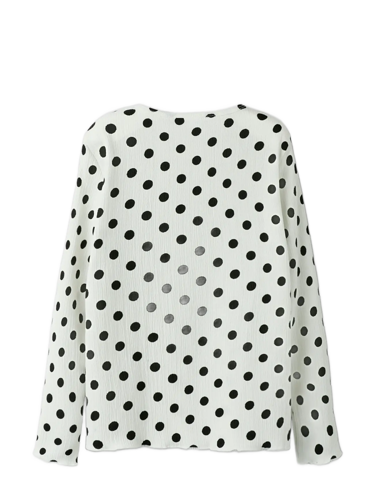 name it - NKFSALLIE LS TOP - pikkade varrukatega t-särgid - cloud dancer - 2