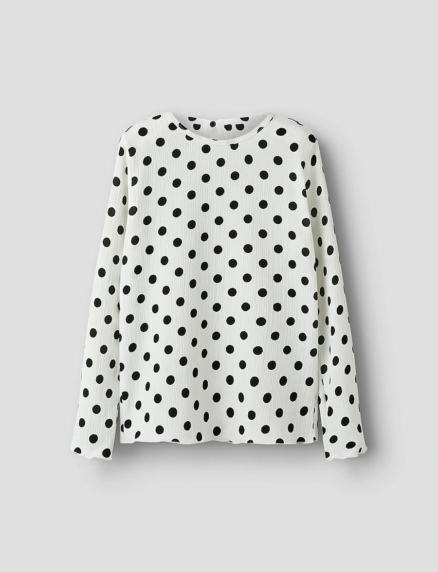 name it - NKFSALLIE LS TOP - pikkade varrukatega t-särgid - cloud dancer - 0