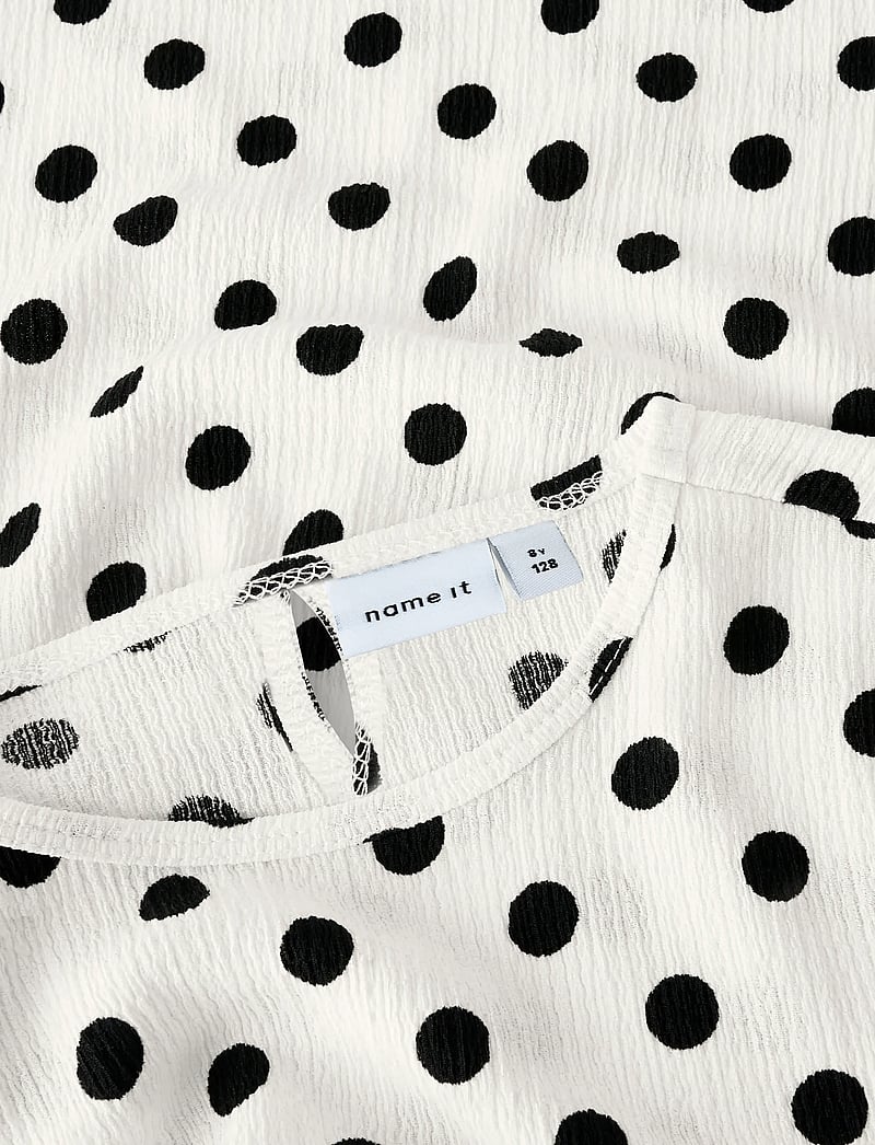 name it - NKFSALLIE LS TOP - langärmelig - cloud dancer - 3